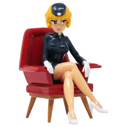 Pixi Walthéry Natacha - Natacha assise dans son fauteuil rouge