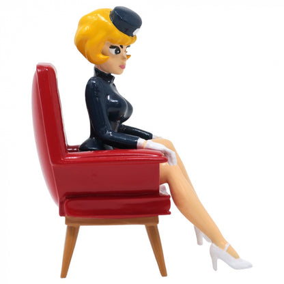 Pixi Walthéry Natacha - Natacha assise dans son fauteuil rouge