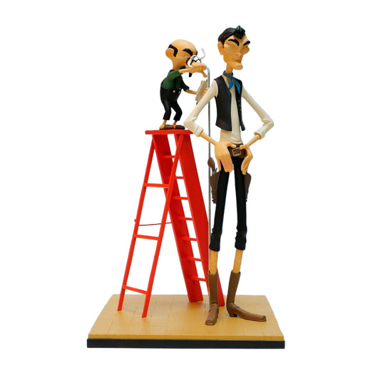 LMZ Collectibles Morris Lucky Luke &amp; Jolly Jumper “Forward, old boy!” 