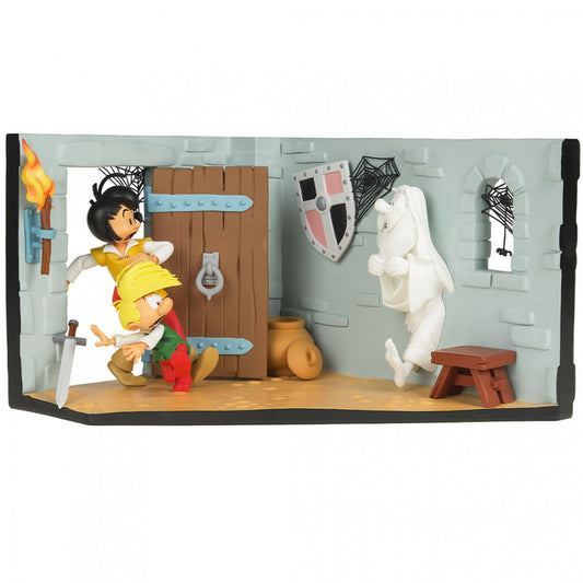 LMZ Collectibles Peyo - Johan, Pirlouit et le fantôme du Sire Aldebert de Baufort