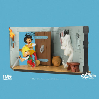 LMZ Collectibles Peyo - Johan, Pirlouit et le fantôme du Sire Aldebert de Baufort