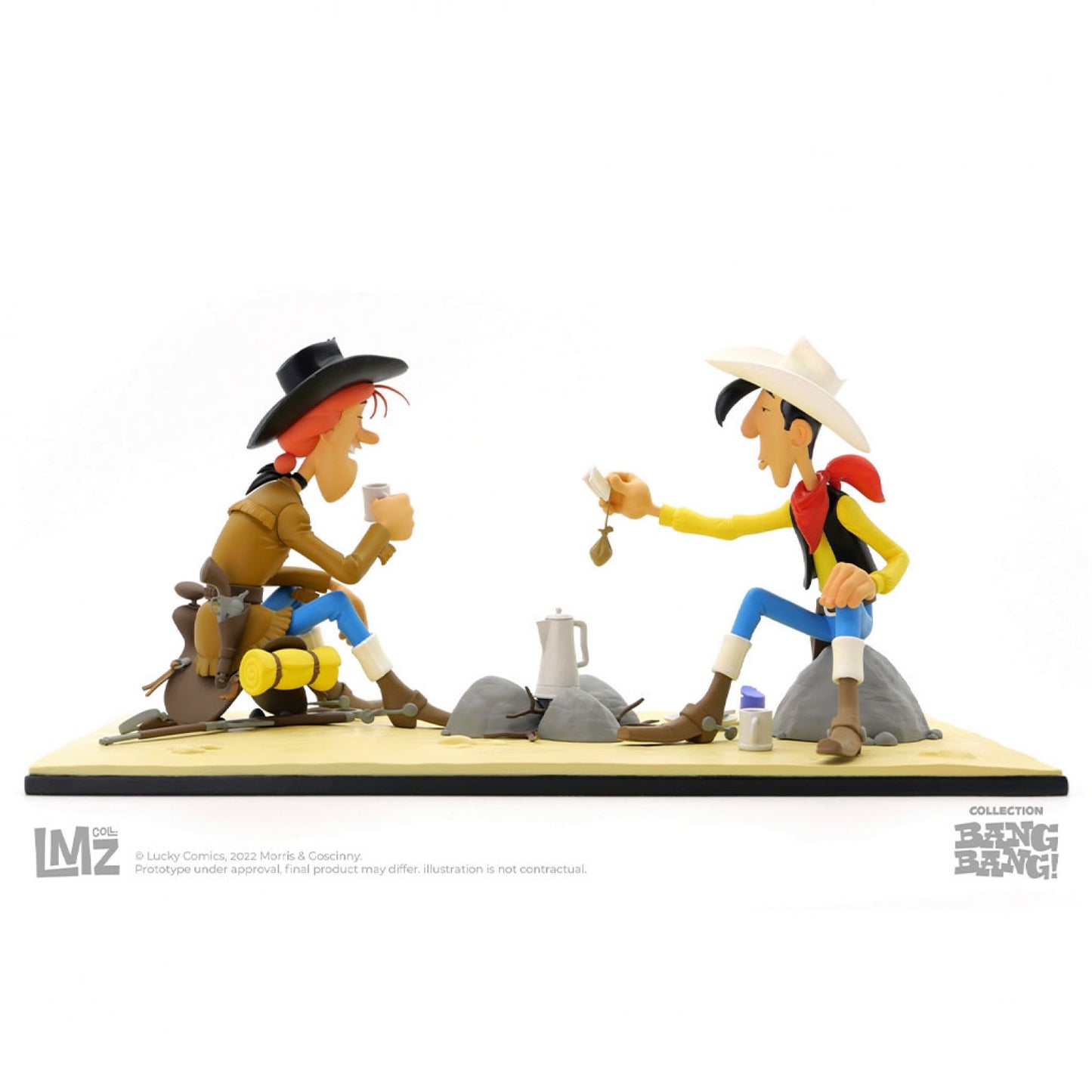 LMZ Collectibles Morris Lucky Luke - Lucky Luke & Calamity Jane