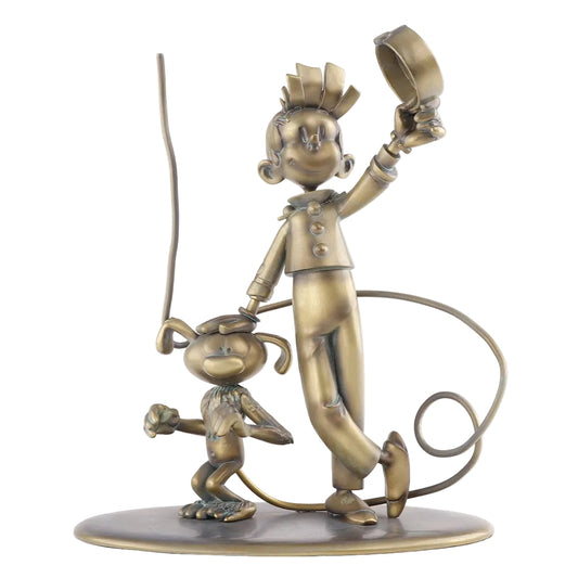 Collector BD Franquin Spirou - Spirou et le Marsupilami - Version patine bronze