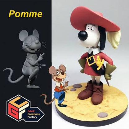 Fariboles - Dogtanian chien-mousquetaire et Pomme fidèle compagnon