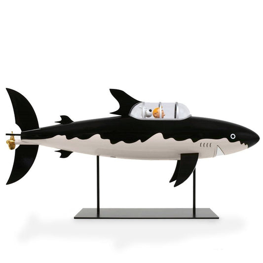 Moulinsart - Tintin the shark submarine 77 cm