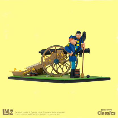 LMZ Collectibles Les Tuniques Bleues - Chesterfield, Blutch et le canon (En précommande)