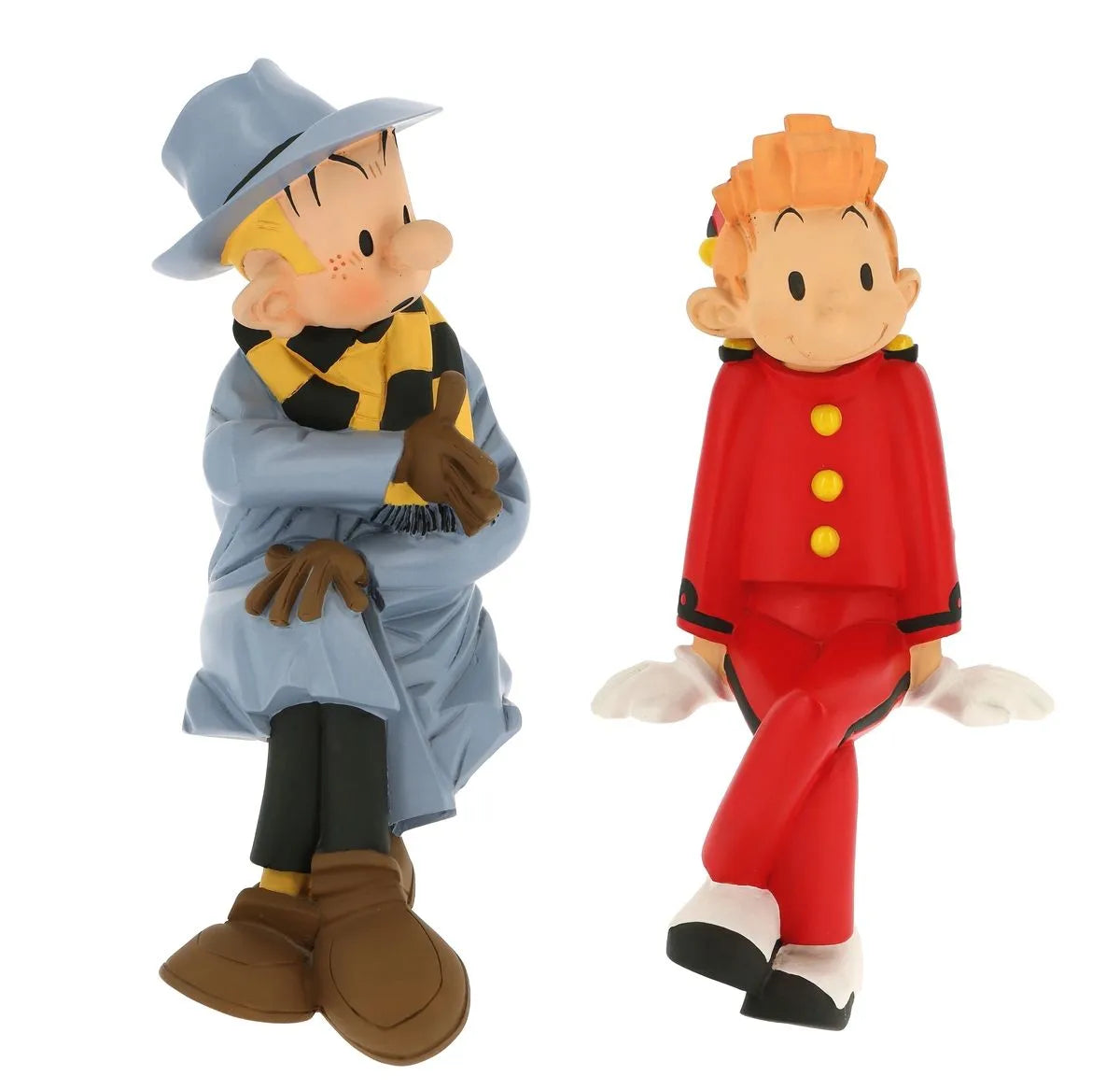 Leblon-Delienne Spirou et Fanatsio assis - Grande taille