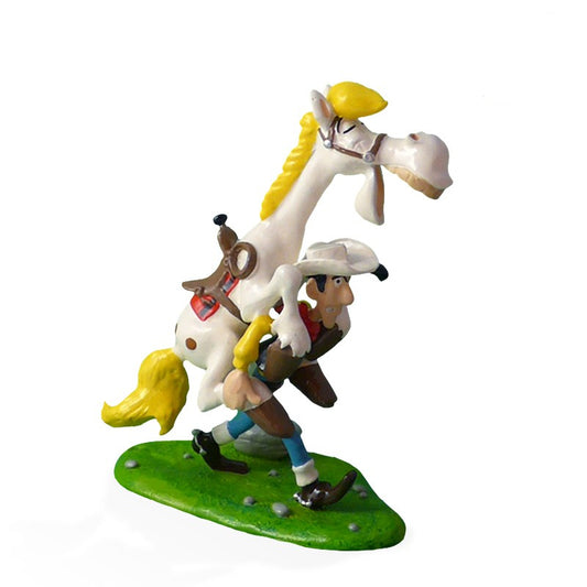 Pixi Morris Lucky Luke - Lucky Luke portant Jolly Jumper