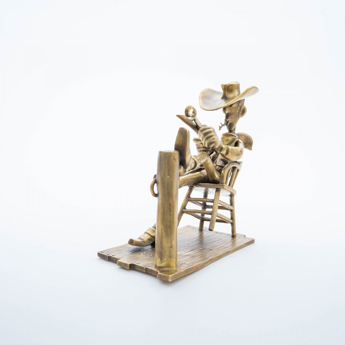 Pixi Morris Lucky Luke - Lucky Luke se balance - Atelier Pixi bronze