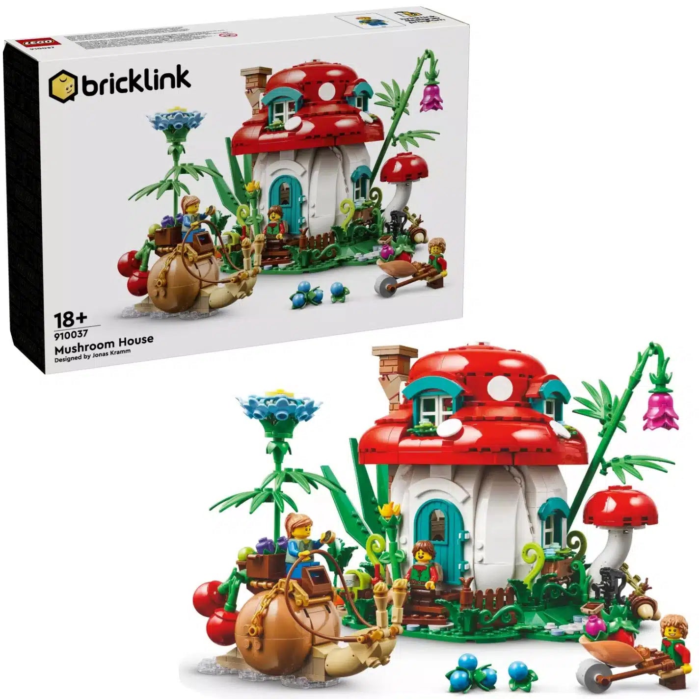 Lego Bricklink - Mushroom House - 910037 - New and sealed