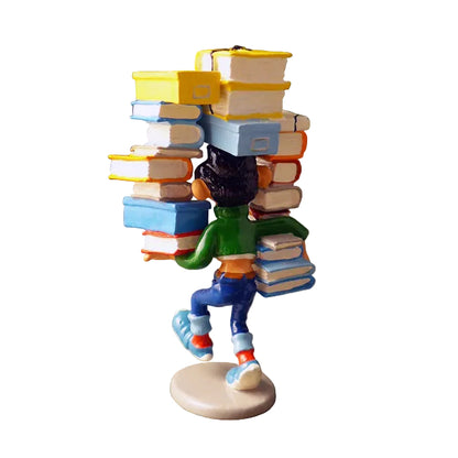 Pixi Franquin Gaston Lagaffe - Gaston portant une pile de livres