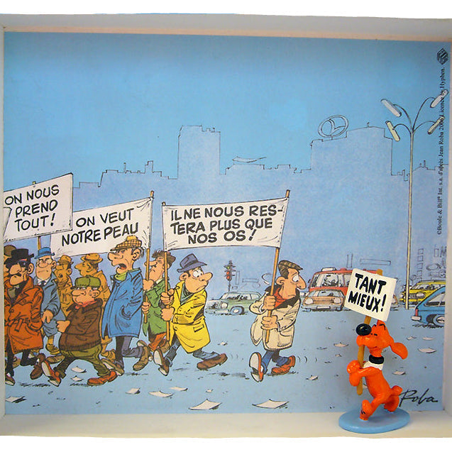 Pixi Roba Boule & Bill - La manif. Bill et sa pancarte