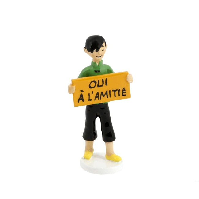 Moulinsart Pixi Tintin Carte de Vœux 1972 - Tchang "Oui à l'amitié" - Série 3