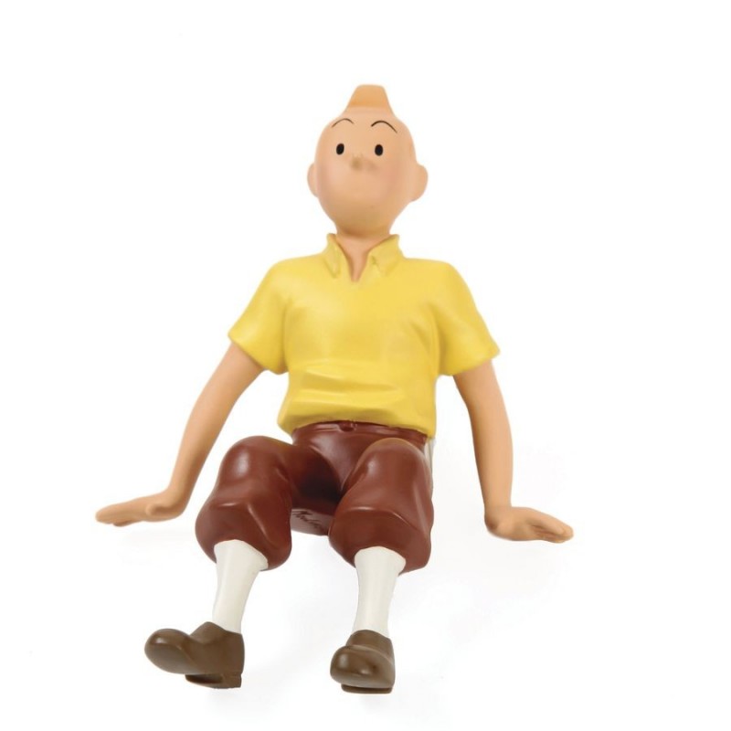 Moulinsart Leblon-Delienne Tintin - Tintin assis chemise jaune