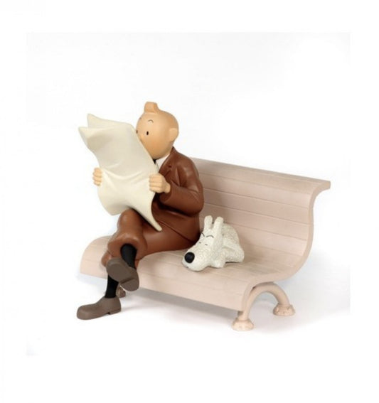 Moulinsart Leblon-Delienne Tintin - Tintin et Milou sur le banc