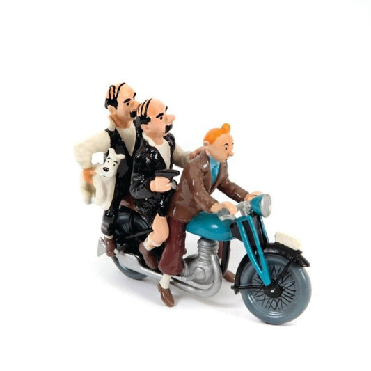 Moulinsart Tintin - Tintin et Dupondt sur la moto