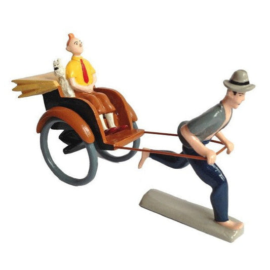 Pixi Tintin - Tintin et Milou dans le pousse-pousse "Le Lotus Bleu"