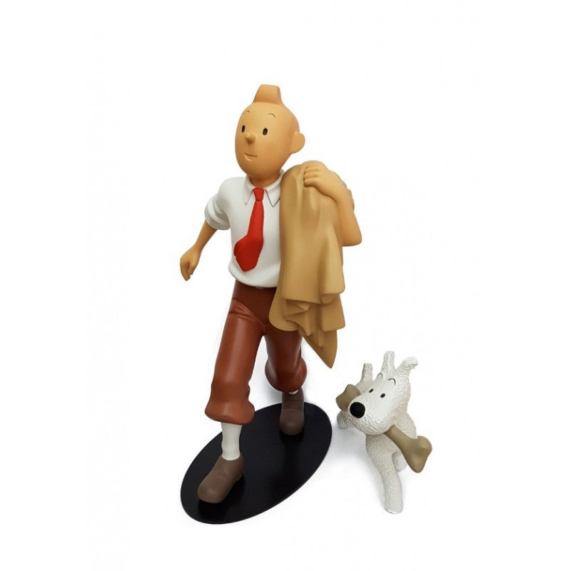 Moulinsart Leblon-Delienne - Tintin globe trotter - Grande taille 32 cm