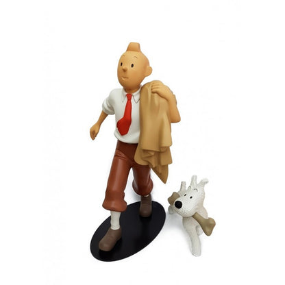 Moulinsart Leblon-Delienne - Tintin globe trotter - Grande taille 32 cm