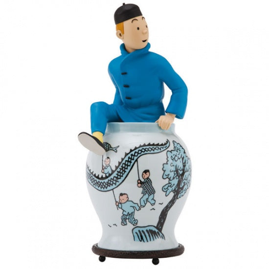 Moulinsart Tintin sortant de la potiche - Les Images Mythiques