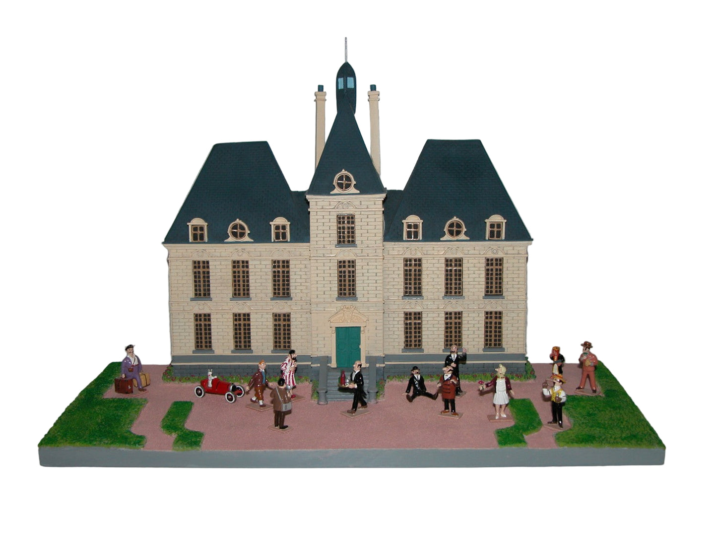 Moulinsart Pixi Tintin - Scène complète du Château de Moulinsart et de la fanfare