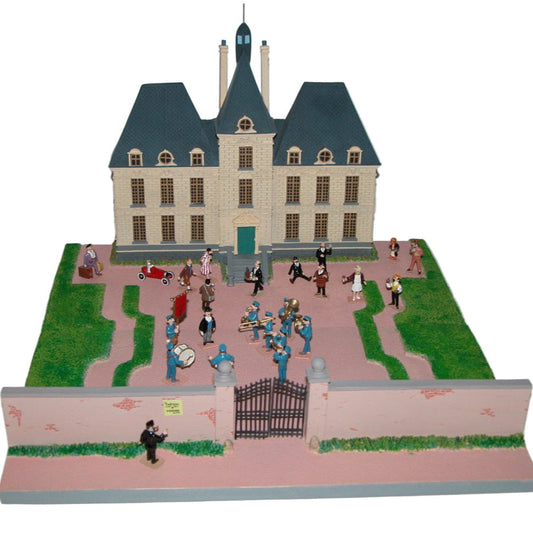 Moulinsart Pixi Tintin - Scène complète du Château de Moulinsart et de la fanfare