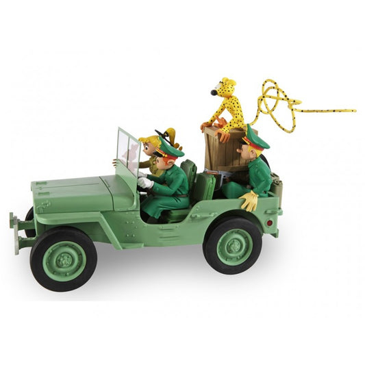 Figures & Vous Le Garage de Franquin - Spirou et Fantasio - Jeep Willys MB